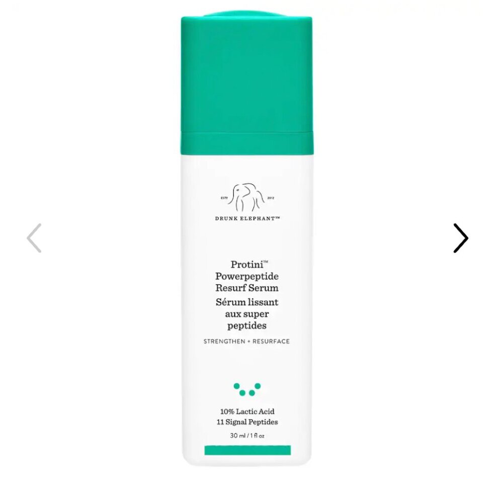 Drunk Elephant Protini Powerpeptide Resurfacing Serum full size 30ml - used 3x
